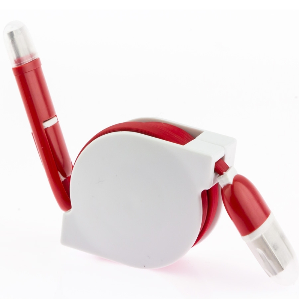 Cabo USB carregador e sincronizador 3×1 retrátil